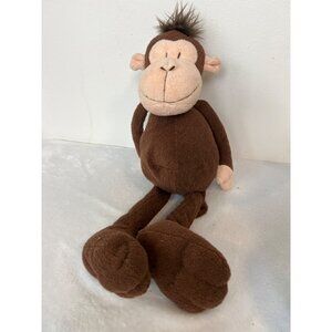 Manhattan Toy 2009 Monkey Plush Brown Toy Stuffed Animal Rare Htf 16"